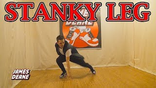 How to do the quotStanky Legquot Hip Hop Dance  Dance Tutorial [upl. by Nagear10]