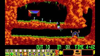 Lemmings PC  Level 1 Just dig [upl. by Edmondo]