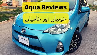 Toyota Aqua Reviews  Aqua Features  Aqua Advantages and Disadvantages  Toyota Aqua Fuel Average [upl. by Trill687]