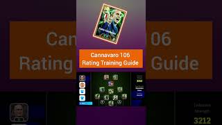 Cannavaro 106 Rating Training Guide [upl. by Nimsaj402]