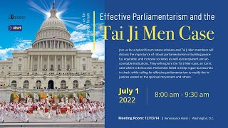 Effective Parliamentarism and the Tai Ji Men Case [upl. by Dnaltiak583]