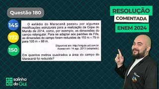 Questão do Maracanã  ENEM 2024  Caderno Cinza  Q180 [upl. by Netsuj]