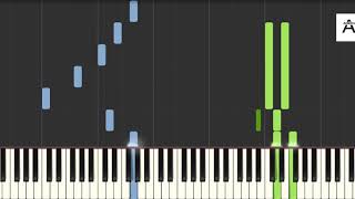 Frank Sinatra  My Way  Adelina Piano synthesia tutorial [upl. by Ahtis]