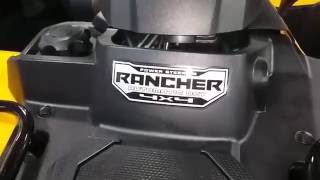 2015 Honda Rancher 420 AT DCT EPS 4x4 ATV WalkAround Video  TRX420FA2 FourTrax Four Wheeler [upl. by Enoitna]