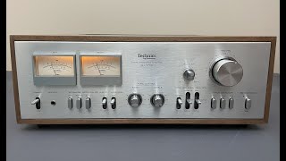 Technics SU7700 Vintage Amplifier  Demo video after repair amp restoration [upl. by Jarek201]