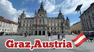 One Day in GrazAustria 🇦🇹  Travel Vlog 2024  Virtual Walk [upl. by Chandler328]