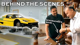 Rebuilding a Ferrari F50 amp Fixing Schumachers Shoe Italys Automotive Artisans [upl. by Zigrang]