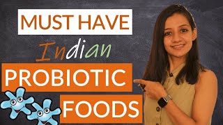 4 Natural PROBIOTIC FOODS for GUT HEALTH  INDIAN Probiotic Foods [upl. by Payton]