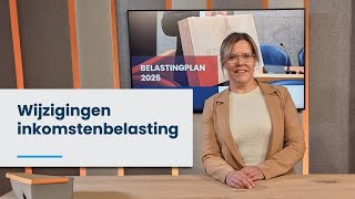 Belastingplan 2025 Wijzigingen inkomsten­belasting [upl. by Kcirdde]