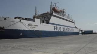 The Ferry from Turkey to Cyprus Türkiye Kıbrıs gemisi Besparmak [upl. by Egni]