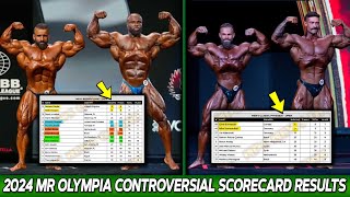 Reviewing the CONTROVERSIAL SCORECARD for Open Bodybuilding amp Classic Physique Mr Olympia 2024 [upl. by Trinidad544]