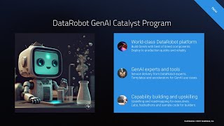 DataRobot Generative AI Catalyst Program [upl. by Celestine]