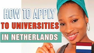 HOW TO APPLY TO UNIVERSITIES IN THE NETHERLANDS 🇳🇱  INTERNATIONAL STUDENTS studielink [upl. by Balliol406]