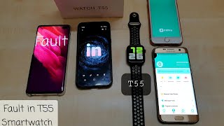 T55 Smartwatch Problem And Solution  T55 Smartwatch  Fitpro [upl. by Borlow]