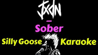 jxdn  Sober  Karaoke Lyrics Instrumental [upl. by Leinadnhoj]