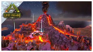 The Volcano Biome Tour  Ark Lost Island  Episode 26 [upl. by Adnilrem555]