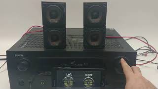 Bose Lifestyle Acoustimass Double Cube Black Speakers Test [upl. by Aronid]