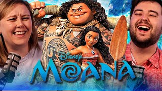 MOANA 2016  Movie REACTION  Disney  Aulii Cravalho  Dwayne Johnson [upl. by Pelage]