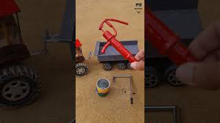 Mini Chaff Cutter Machine Project Mini Handpump Water Motor And Cow Video Project [upl. by Callie]