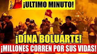 EN VIVO MARCHA DE LIMA SE SALE DE CONTROL POR RENUNCIA DE LA ASESIN4 DINA BOLUARTE ¡ULTIMO MINUTO [upl. by Quigley]