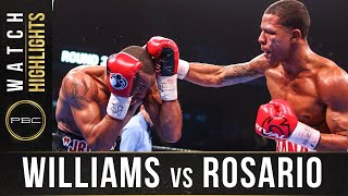 Williams vs Rosario HIGHLIGHTS January 18 2020  PBC onFOX [upl. by Solrak]