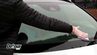 Detour Auto Ceramic Windshield Coating  Advanced Windshield Water Repellent [upl. by Neelcaj490]