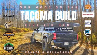 2024 TOYOTA TACOMA BUILD  270° Awning  Roof Top Tent  33in tires amp more  4TH GEN 4G TRD OFFROAD [upl. by Everest699]