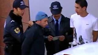 Prank  Di Maria Real Madrid David Luiz Chelsea [upl. by Attayek]