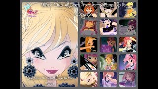 Winx ClubAll Dark Transformations Up to Onyrix  Special for 300 Subs [upl. by Musser]