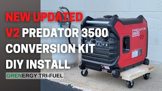 New Updated Harbor Freight Predator 3500 Ver2  How to Install Propane Natural Gas Conversion Kit [upl. by Eelyah]