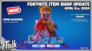 NEW CHARON BUNDLE Fortnite Item Shop April 5th 2024 Fortnite Chapter 5 [upl. by Levona]