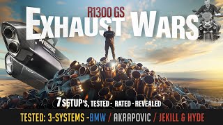 BMW R1300 GS Exhaust Wars  Akrapovic  Jekill amp Hyde [upl. by Chaffin]