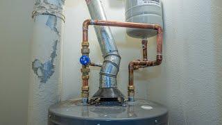 Installing a Mixing Valve and Expansion Tank on a Water Heater [upl. by Enilesor458]