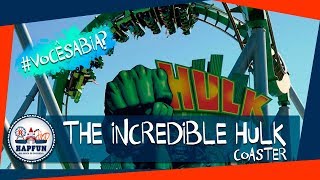 VocêSabia Montanha Russa do Hulk no Islands of Adventure  EP01 [upl. by Ahseital707]