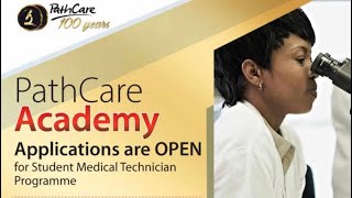 Pathcare Medical Technician Learnership now open  Application process  Requirements [upl. by Lletram]