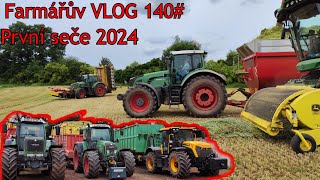 Farmářův VLOG 140 První seče trav s řezačkou JD 8300 [upl. by Dulci]