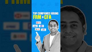 Which Are the Top Companies Hiring FRM amp CFA Holders  fintelligents frm cfa [upl. by Aniez]