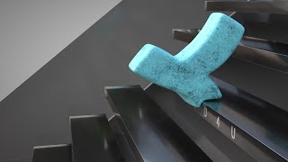 T Pentomino  Softbody Simulation ❤️ C4D4U [upl. by Gen70]