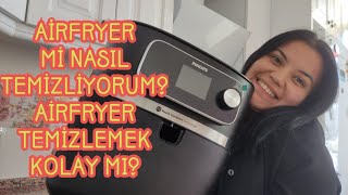 AİRFRYER TEMİZLİĞİ NASIL YAPILIR philips airfryer xxl 7000 keşfet ürüninceleme [upl. by Nawoj]