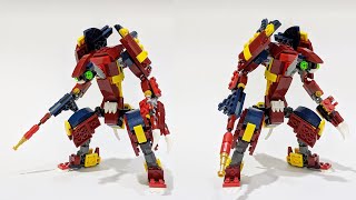 Lego Creator 31102 Bug Warrior Alternative Build [upl. by Sella818]