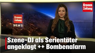 SzeneDJ als Serientäter angeklagt  Bombenalarm  kronetv NEWS [upl. by Enawtna]