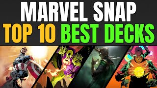 TOP 10 BEST DECKS IN MARVEL SNAP  Weekly Marvel Snap Meta Report 66 [upl. by Cutter]