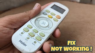 Haier AC Remote Control Non Working Fixed  How to resetunlock Haier air conditioner remote control [upl. by Pardner]