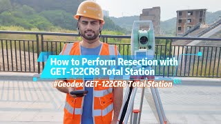 How to Perform Resection with GET 122CR8 Total Station [upl. by Airdnola956]