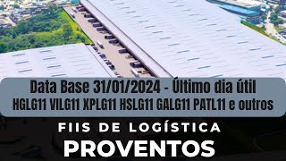 DI News Proventos de Janeiro FIIs de Logística HGLG11 VILG11 XPLG11 HSLG11 GALG11 PATL11 e outros [upl. by Ciro]