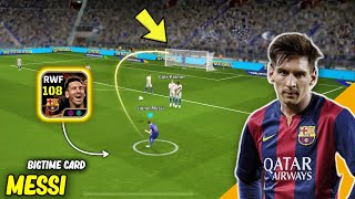 Big Time 108 Blizt Curler MESSI Review in eFootball 2025 Mobile 🤯 [upl. by Dorena]