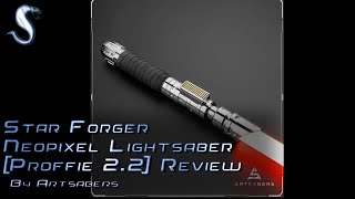 Lightsaber Review  Star Forger Proffie 22 Smooth Swing by Artsabers [upl. by Feliza]