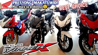 Presyong Makatuwid Honda WinnerX 150  Price and Installment Update  crisridemotovlog [upl. by Varian]