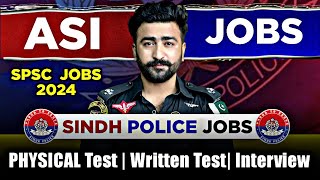 ASI latest Jobs Updates  assistant SubInspector jobs in sindh PoliceSPSC Physical Test  Written [upl. by Weidar658]