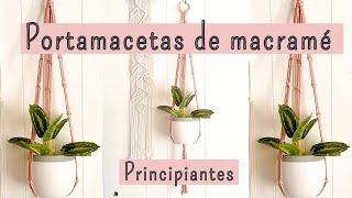 Cómo Hacer un Portamacetas de Macramé Paso a Paso  Tutorial Fácil para Principiantes [upl. by Penny]